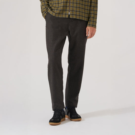 - Upcycled Italian Tweed Military Chino - Brown