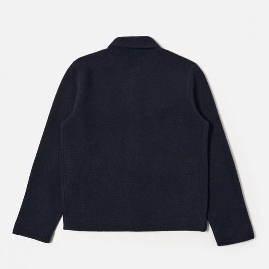 - Wool Fleece Uniform Jacket - Navy