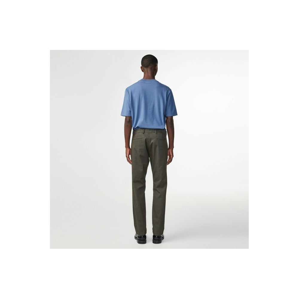 - Theo Melange Tailored Slim Fit Chino - Dark Army