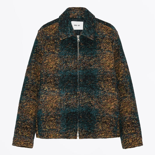 - Gael Jacquard Jacket - Blue Multi