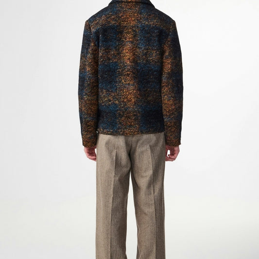 - Gael Jacquard Jacket - Blue Multi