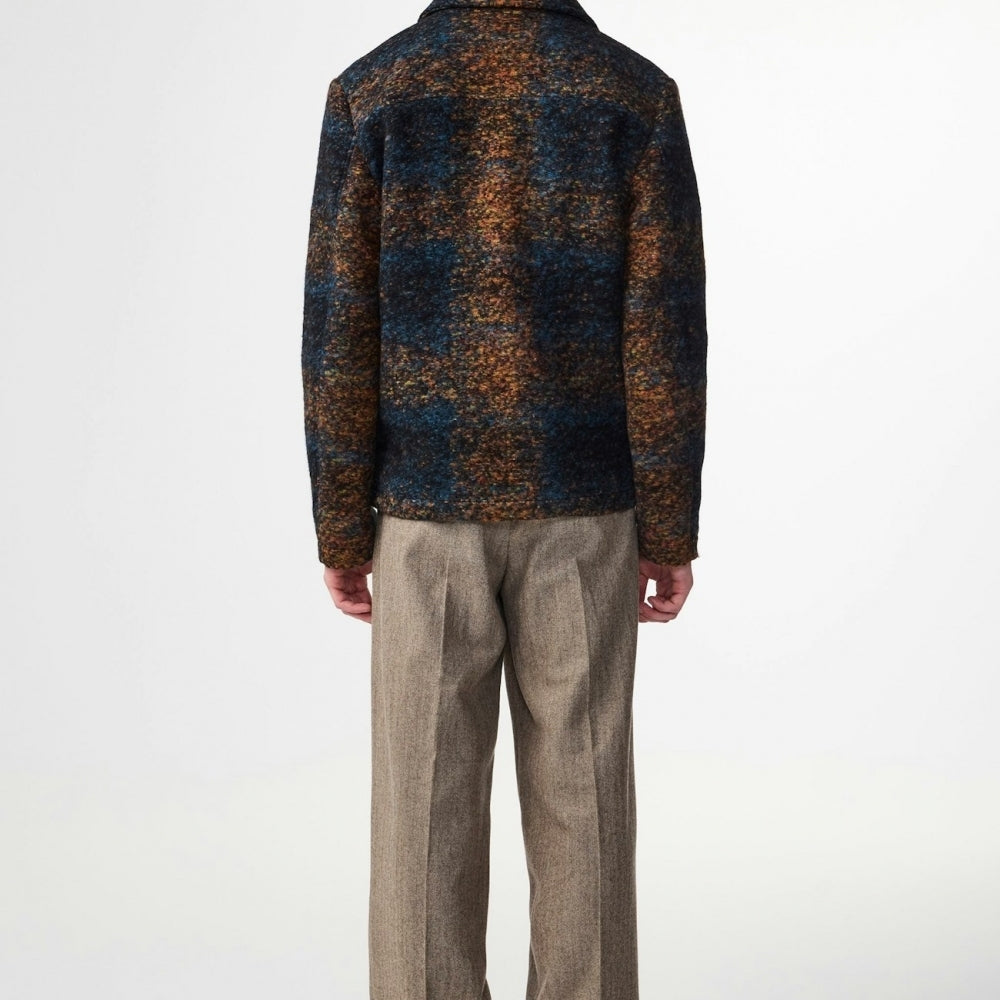 - Gael Jacquard Jacket - Blue Multi