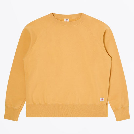 - Raglan Sleeve Crew Sweatshirt - Mustard