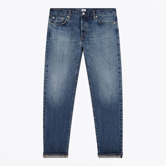 - Regular Tapered Jeans - Blue - Dark Used