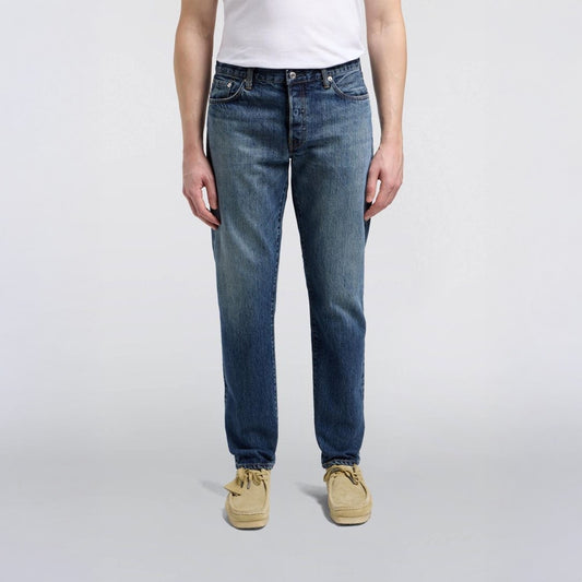 - Regular Tapered Jeans - Blue - Dark Used