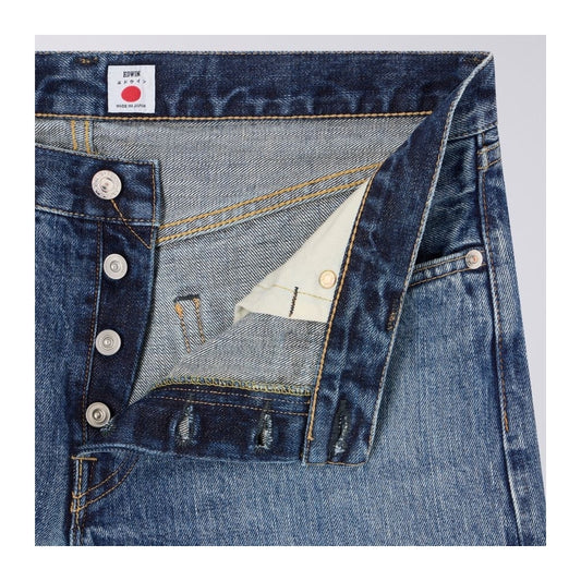 - Regular Tapered Jeans - Blue - Dark Used