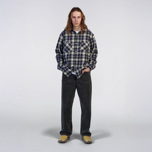 - Work Shirt - Navy/Green