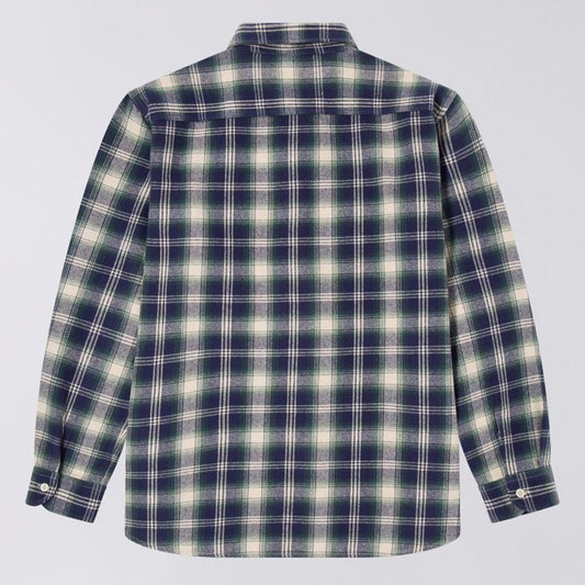 - Work Shirt - Navy/Green