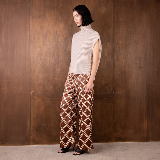 - Elize Knitted Tabbard - Oatmeal