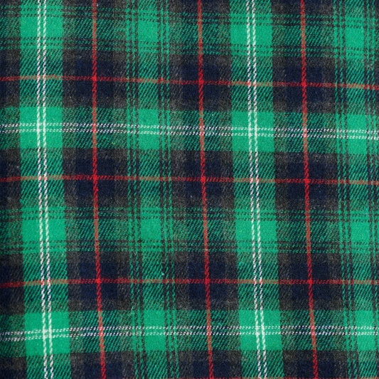 - Rivka Winter Check Blouse - Green