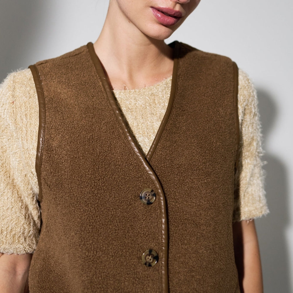 - Chris Borg Waistcoat - Nutmeg