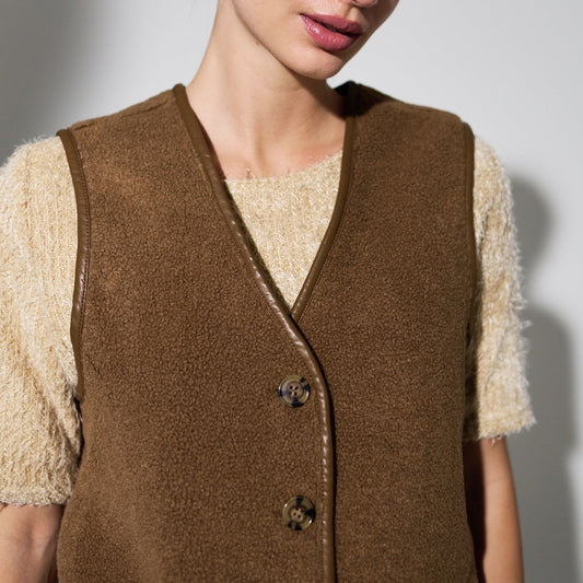 - Chris Borg Waistcoat - Nutmeg