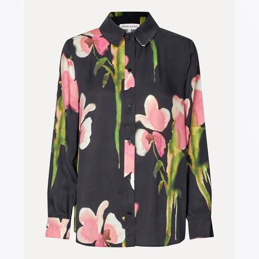 - Long Sleeve Shirt - Melting Flowers