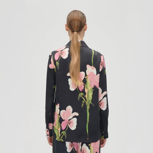 - Long Sleeve Shirt - Melting Flowers