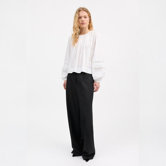 - Leaf Blouse - Optic White