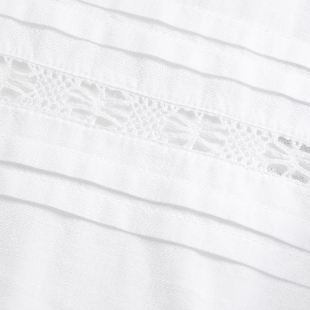 - Leaf Blouse - Optic White