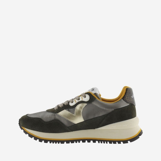 - Viento Metal Nylon Sneakers - Kaki