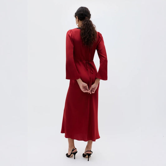 - Debra Dress - Burgundy
