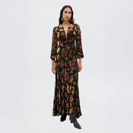 - Emory Dress - Countryside Devore Black