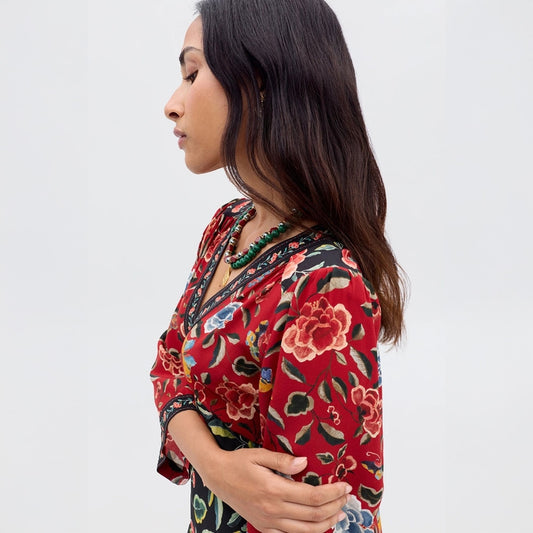 - Dahlia Dress - Butterfly Mix Black