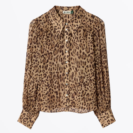 - Blake Top - Mila Brown Leopard