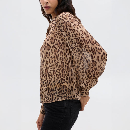 - Blake Top - Mila Brown Leopard