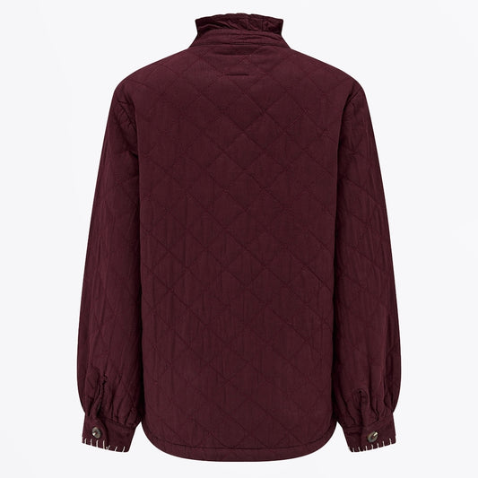 - Quilted Pablo Jacket - Mulberry