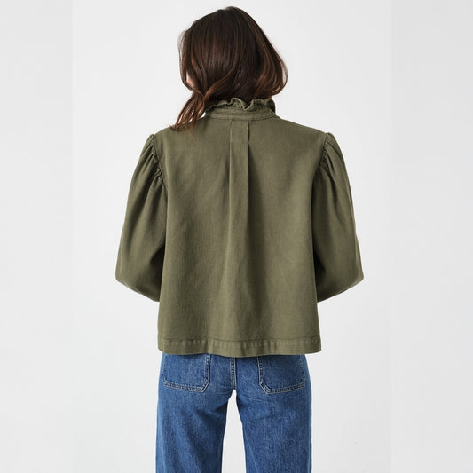 - Ziggy Cropped Jacket - Khaki