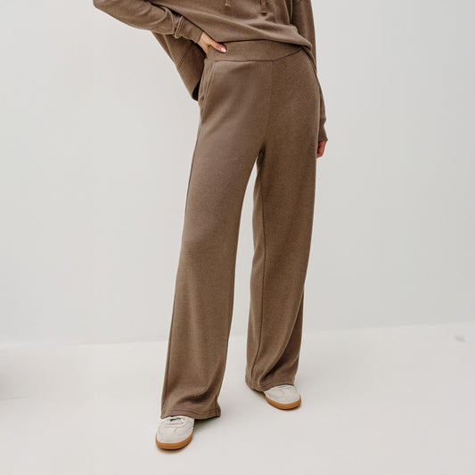 - Ellery Trousers - Heather Latte