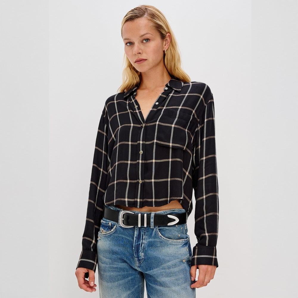 - Malin Shirt - Onyx Sand Birch