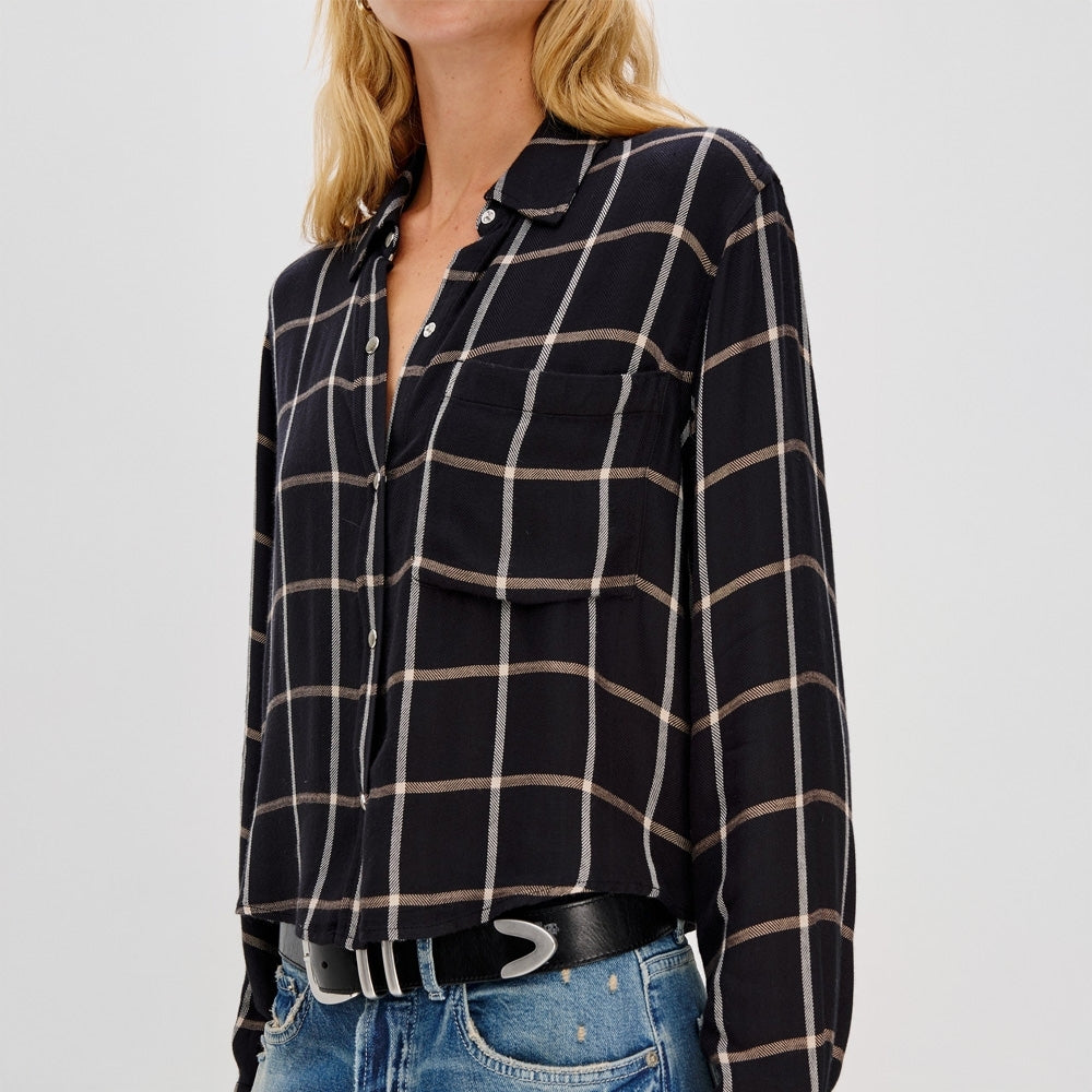 - Malin Shirt - Onyx Sand Birch