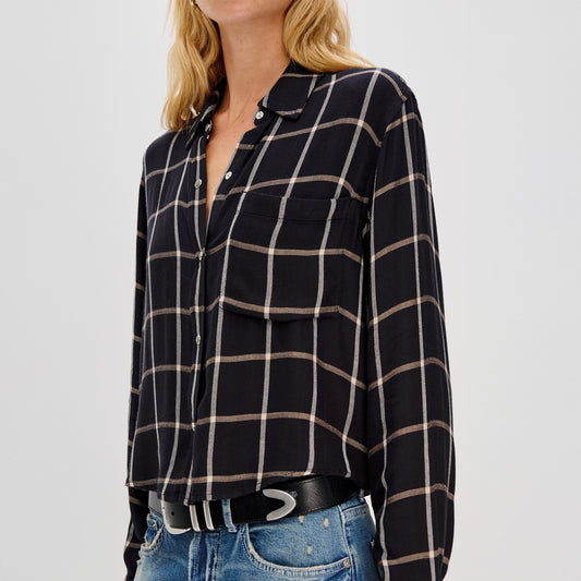 - Malin Shirt - Onyx Sand Birch