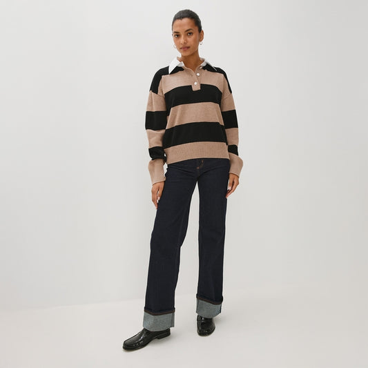 - Paxton Sweater - Oatmeal Black