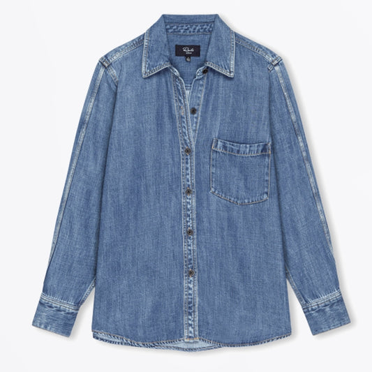 - Atticus Shirt - Antique Blue