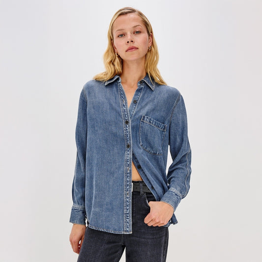 - Atticus Shirt - Antique Blue