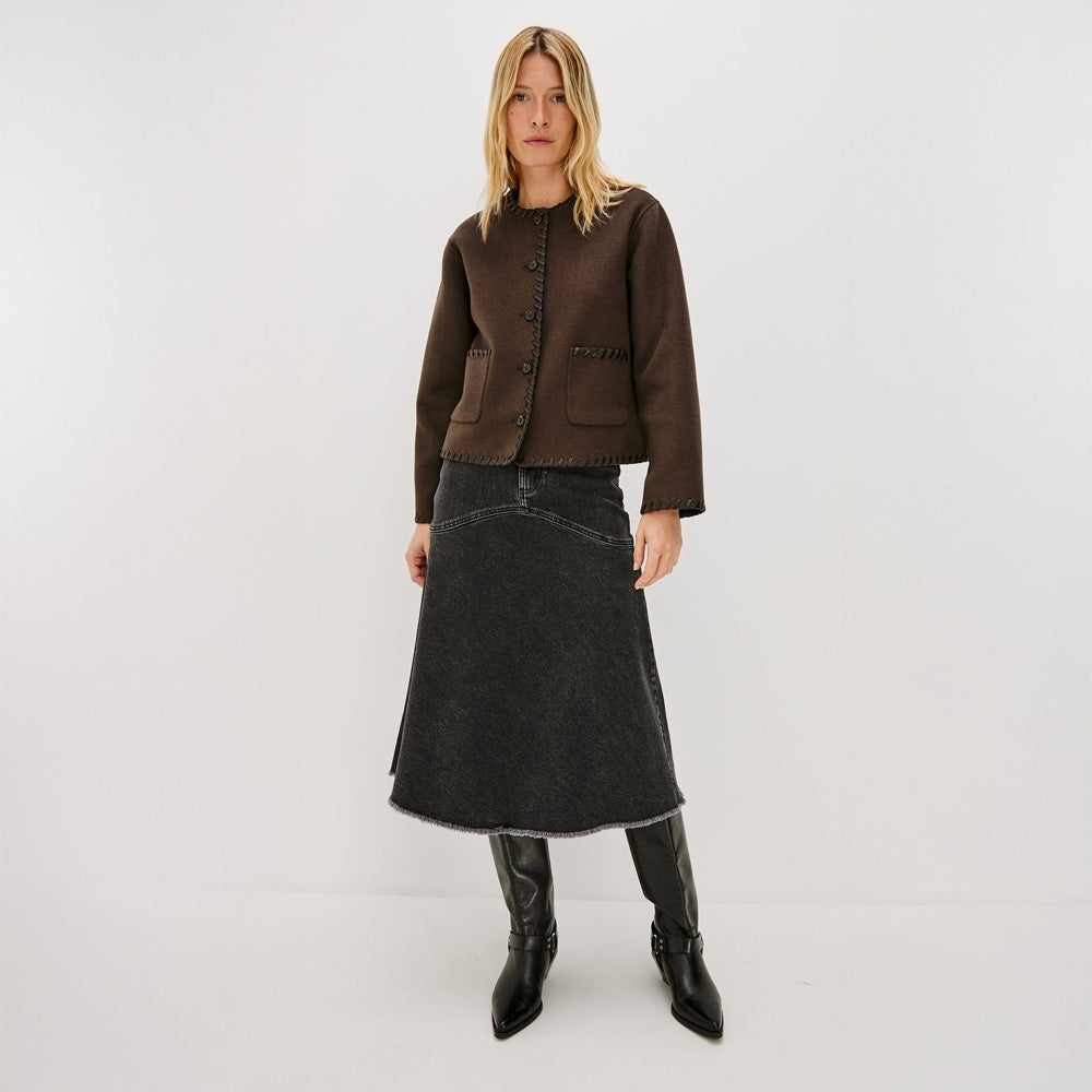 - Melanie Jacket - Dark Brown