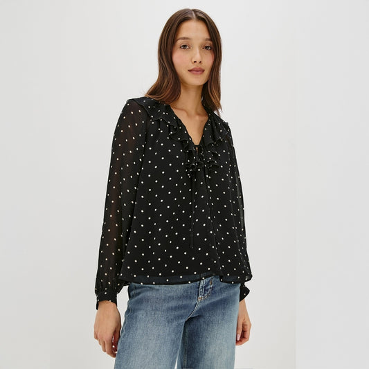 - Honora Top - Polka Dots