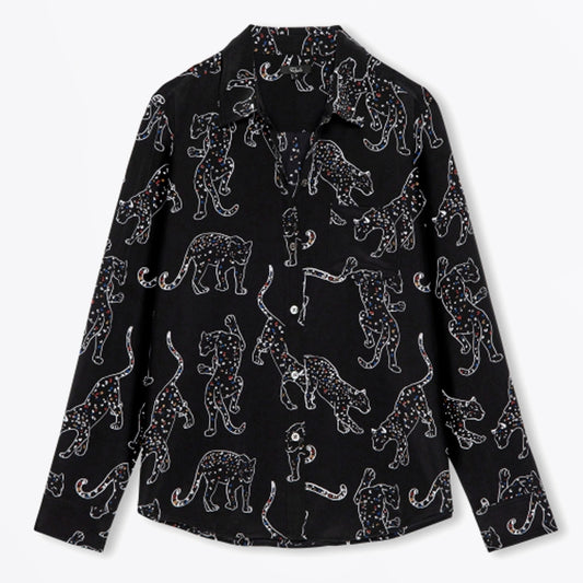 - Kate Shirt - Black Jaguars