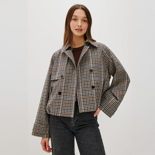 - Jett Jacket - Mocha Check