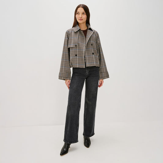 - Jett Jacket - Mocha Check