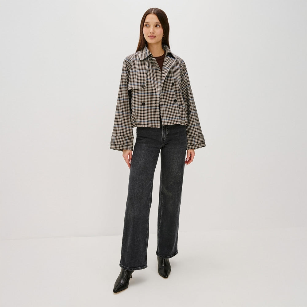 - Jett Jacket - Mocha Check