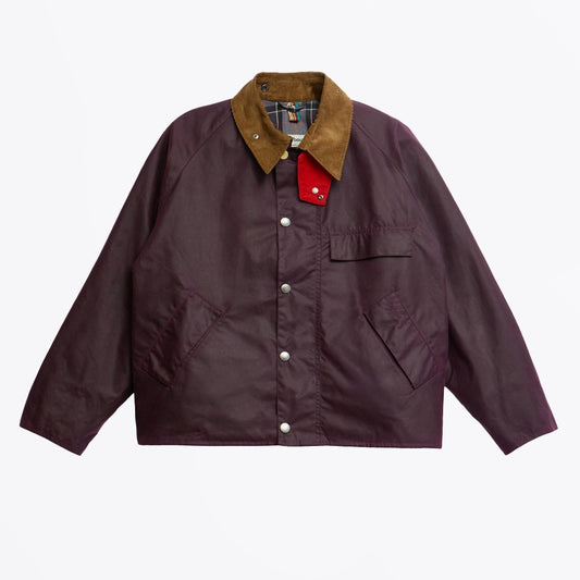 - Transport Wax Jacket - Grape