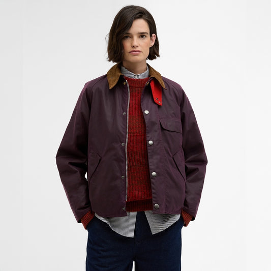 - Transport Wax Jacket - Grape