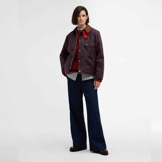 - Transport Wax Jacket - Grape