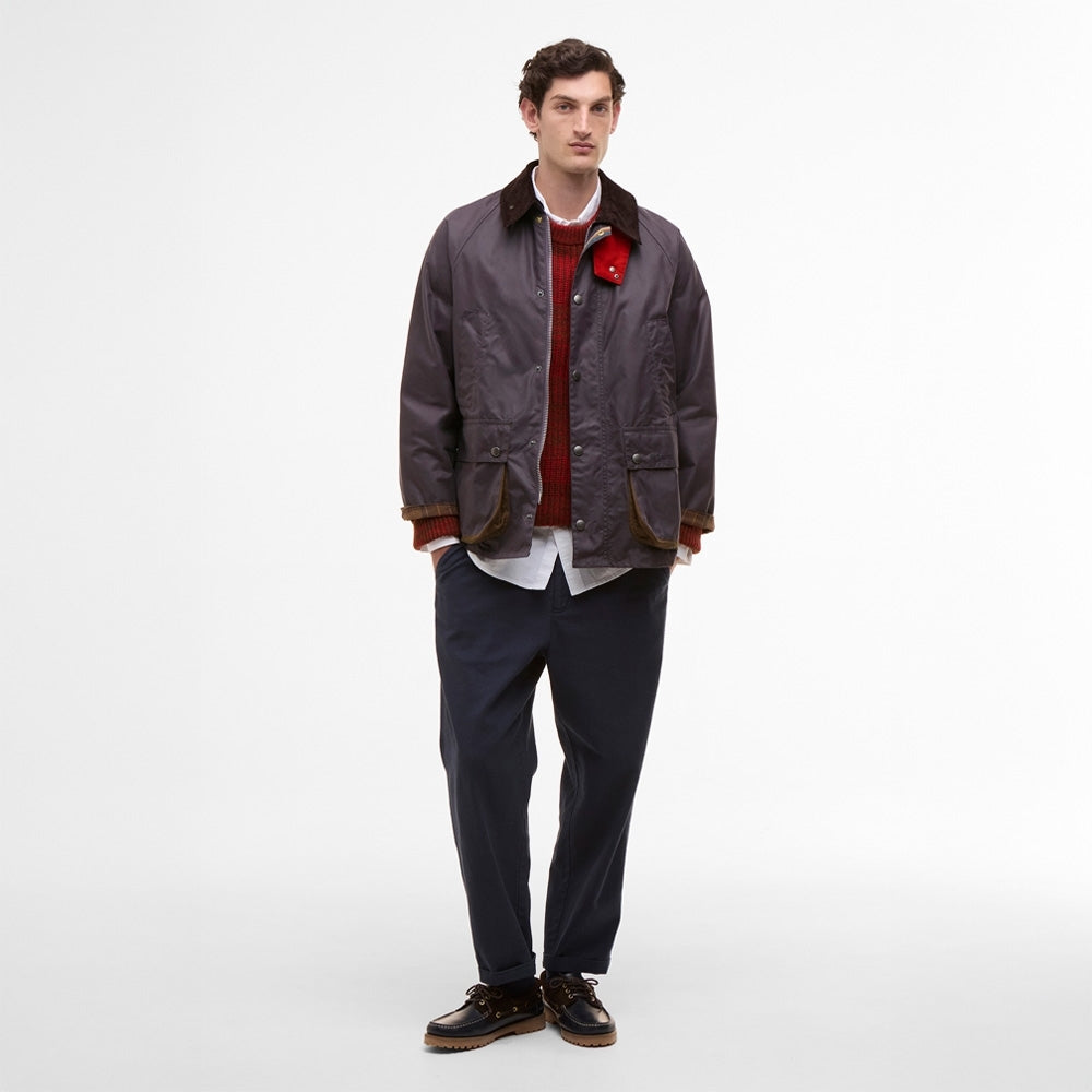 - Bedale Oversized Jacket - Grey Lilac