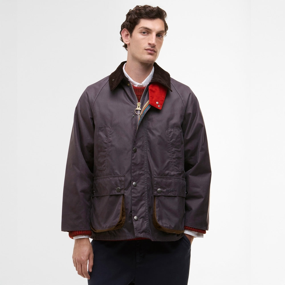 - Bedale Oversized Jacket - Grey Lilac