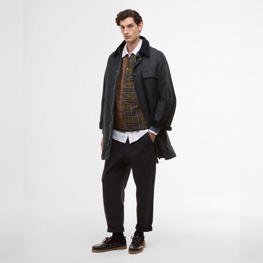 - Beeston Wax Jacket - Navy