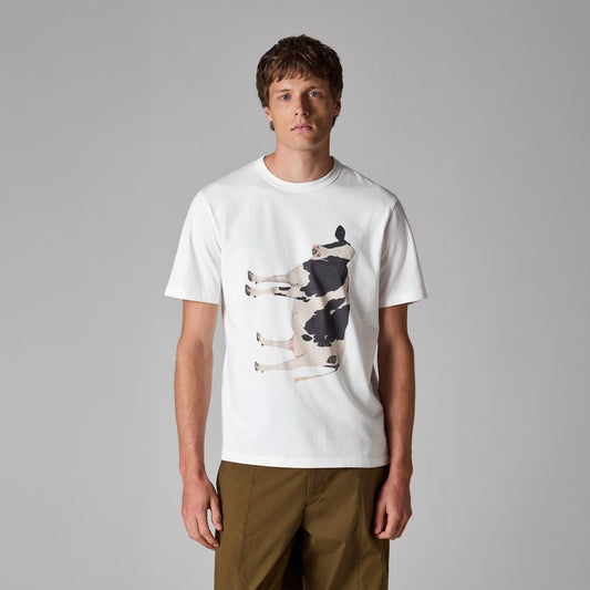 - Cow Print T-Shirt - White
