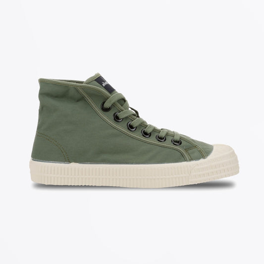 - Star Dribble Wax Cotton Sneakers - Sage