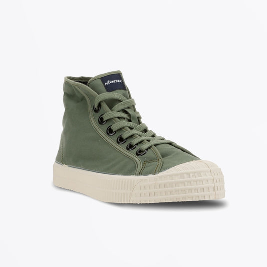 - Star Dribble Wax Cotton Sneakers - Sage